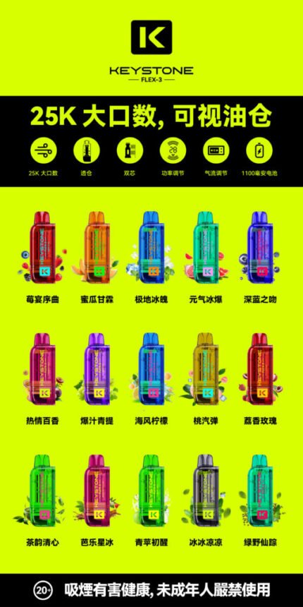 【A倉】鑰石 25000口 換彈式【超大口數＋可視油倉＋買一盒送一桿】